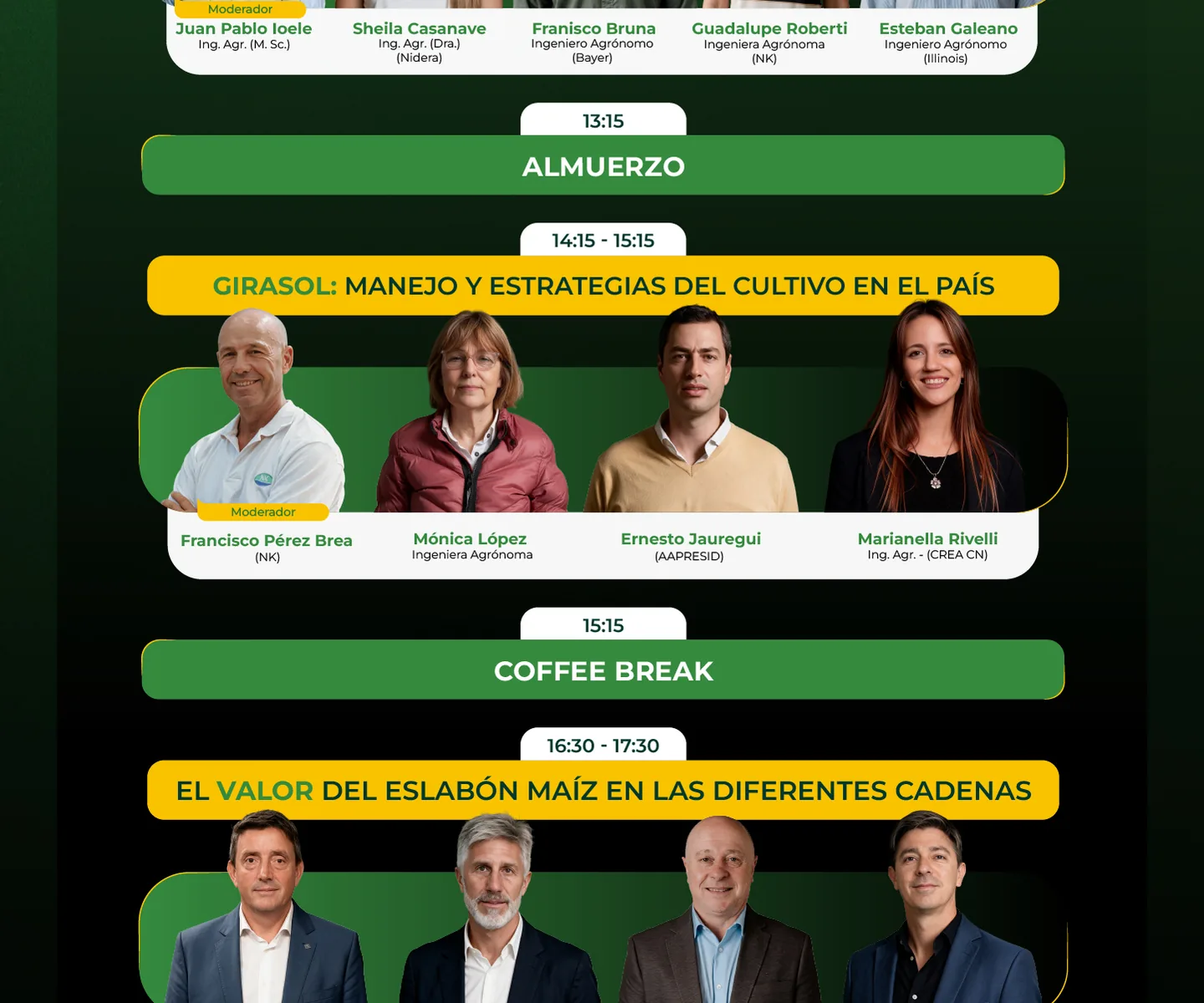 Programa 2026 del Congreso Internacional de Maíz, parte 11 de 18